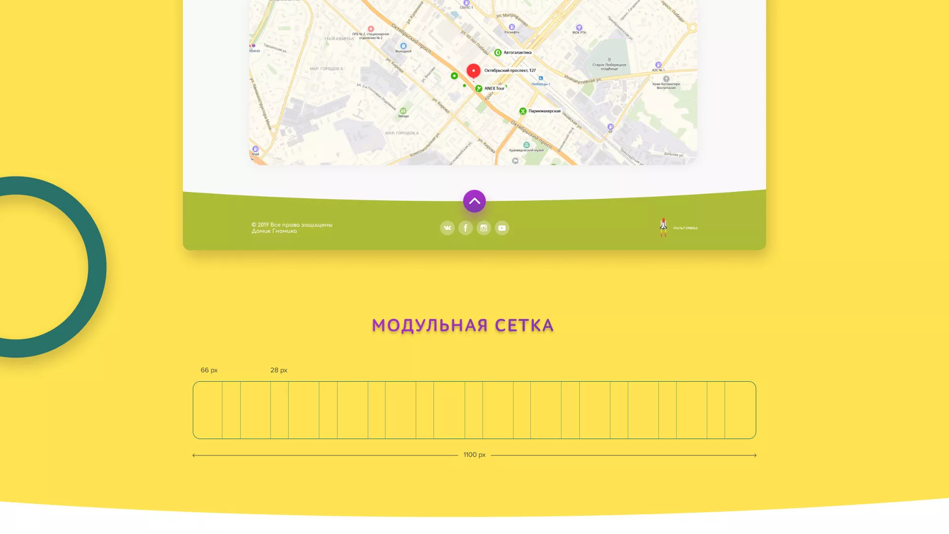 Разработка сайта детского активити-клуба «Домик гномика» в Пскове